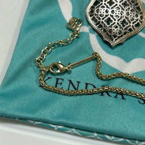 Kendra Scott Gold and Silver Pendant Necklace - Picture 5 of 5